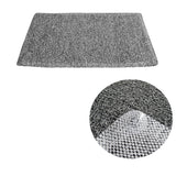 NNEDSZ Loofah Shower Mat Black