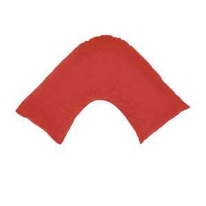 NNEDSZ 280TC EasyCare Polyester Cotton V Pillowcase Red