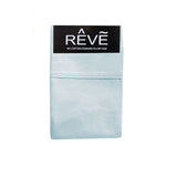 NNEDSZ Pair of Reve 100% Cotton Standard Pillowcases 48 x 74 cm Solid Light Blue