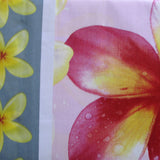 NNEDSZ Floating Frangipani Quilt Cover Set Soft Pink Single