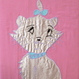 NNEDSZ Kitty Cat Embroidered Quilt Cover Set Single