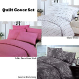 NNEDSZ Polyester Cotton Polka Dots Quilt Cover Set Double