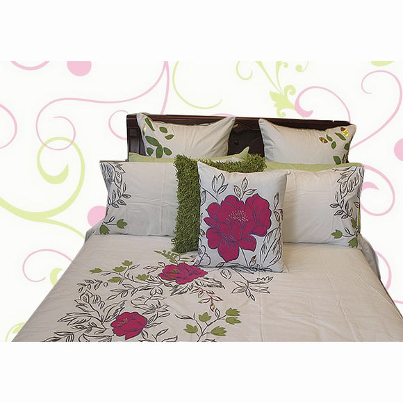NNEDSZ Embroidery Quilt Cover Set DOUBLE