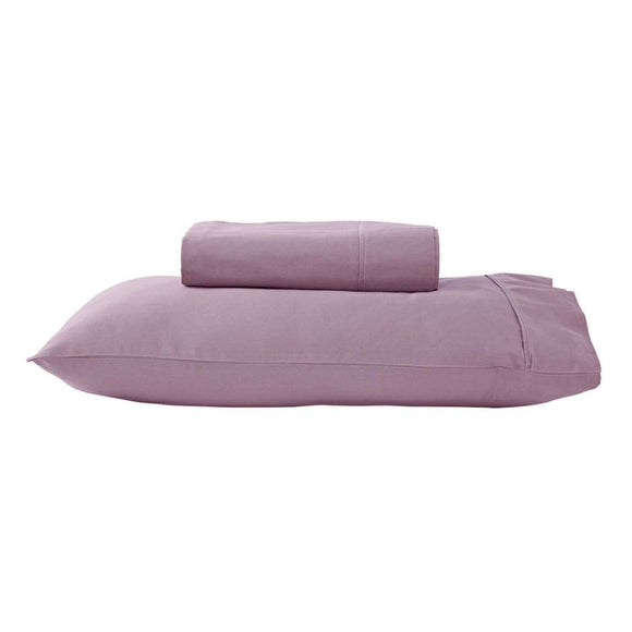 NNEDSZ 280TC 50% Polyester 50% Cotton Sheet Set Single Lavender