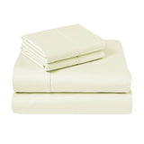 NNEDSZ 310TC Fusion Cotton Percale Sheet Set Ivory King