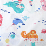 NNEDSZ Mermaids & Mates Baby 100% Cotton Printed Sheet Set Cot Size