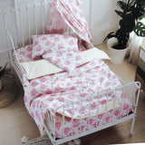 NNEDSZ Pinky Elephant Baby 100% Cotton Printed Sheet Set Cot Size