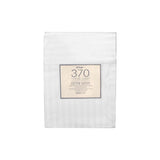 NNEDSZ 370TC White Self-striped Cotton Sateen Sheet Set King