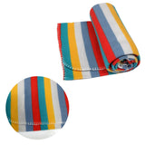 NNEDSZ Funky Cute Throw Rug Bright Stripes