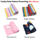 NNEDSZ Funky Cute Throw Rug Pink Unicorn