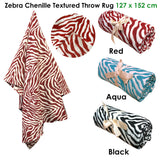 NNEDSZ Textured Throw Rug Aqua