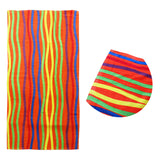 NNEDSZ Bright Stripes Cotton Velour Printed Beach Towel