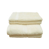 NNEDSZ Pack of 4 Uranus Cotton Bath Towel Set Cream