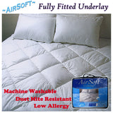 NNEDSZ Air Soft Fully Fitted Underlay KING SINGLE