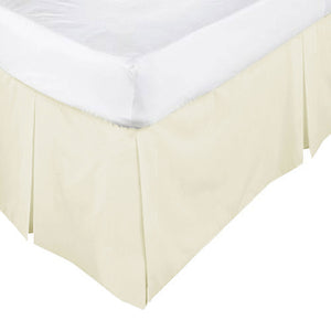 NNEDSZ ASSUN Box Pleated Valance Ecru DOUBLE