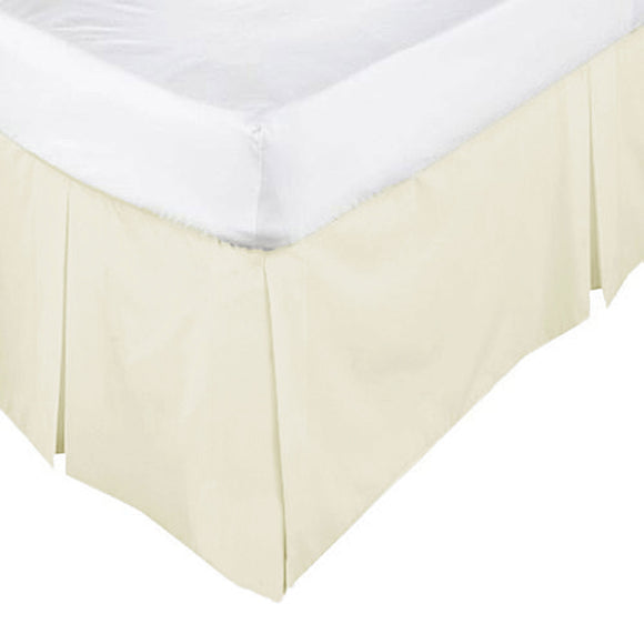NNEDSZ ASSUN Box Pleated Valance Ecru DOUBLE