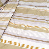 NNEDSZ Hotel Living 3 Pce Light Weight Comforter Set Queen/King Oscar Stripes