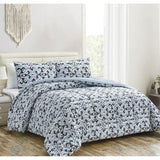 NNEDSZ Hotel Living 3 Pce Light Weight Microfiber Comforter Set Padini Queen/King D5
