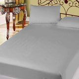 NNEDSZ 400TC Cotton Percale Super Queen Combo Set 50cm Wall Grey