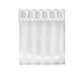 NNEDSZ Jacquard Stripe Shower Curtain White