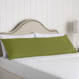 NNEDSZ 100% Cotton Body Pillowcase Moss