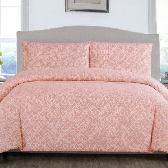 NNEDSZ Peach Nzeppel Quilt Cover Set Queen