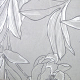 NNEDSZ Silver Peony Floral Printed Microfiber Polyester Quilt Cover Set Queen