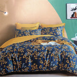 NNEDSZ 400TC Cotton Sateen Quilt Cover Set Xanthia King