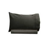 NNEDSZ 250TC 100% Cotton Sheet Set Single Charcoal