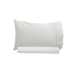 NNEDSZ 250TC 100% Cotton Sheet Set Single Off White