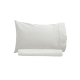 NNEDSZ 250TC 100% Cotton Sheet Set Single Off White