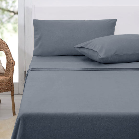 NNEDSZ Sheet Set King 36cm Wall with King Pillowcases Slate