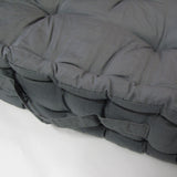 NNEDSZ 1 Pc Floor Box Cushion Pad 40 x 40+ 8 cm Grey