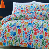 NNEDSZ Monet Flora Easy Care Quilt Cover Set Queen