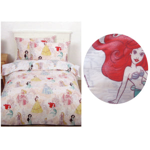 NNEDSZ Caprice Disney Princesses Pink Licensed Quilt Cover Set Single
