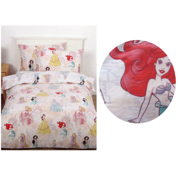NNEDSZ Caprice Disney Princesses Pink Licensed Quilt Cover Set Single
