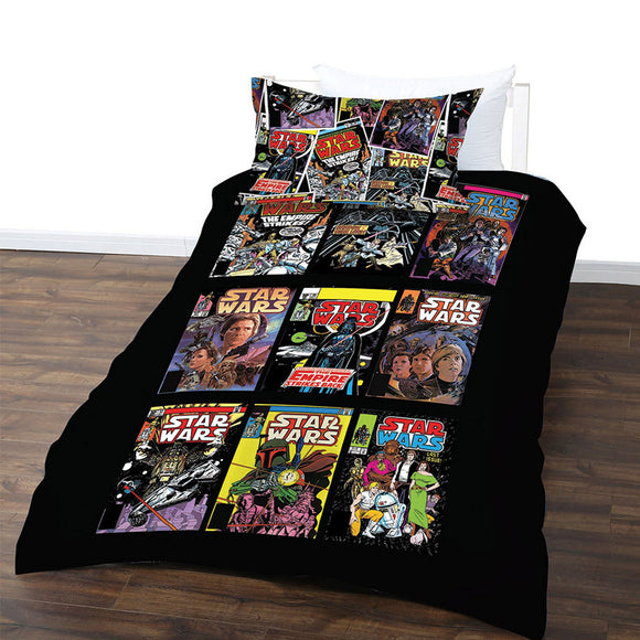 NNEDSZ Star Wars Comics Quilt Cover Set Double
