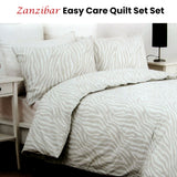 NNEDSZ Zanzibar Easy Care Quilt Cover Set Queen