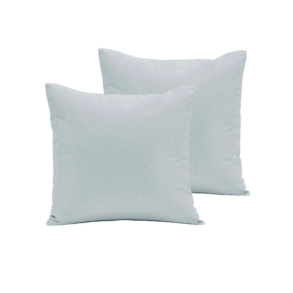 NNEDSZ Pair of Polyester Cotton European Pillowcases Ice Blue