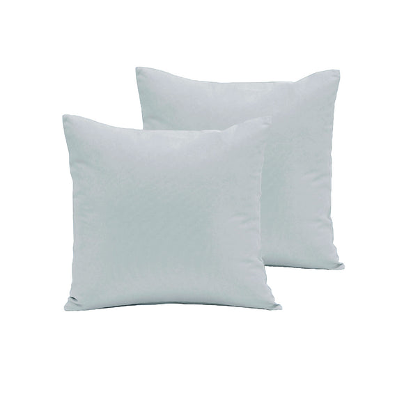 NNEDSZ Pair of Polyester Cotton European Pillowcases Ice Blue