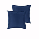 NNEDSZ PepperMIll Satin European Pillowcases ( Pair ) NAVY