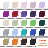 NNEDSZ PepperMIll Satin European Pillowcases ( Pair ) NAVY
