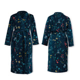 NNEDSZ Studio Les Fleurs Cotton Bath Robe Dark Blue M