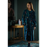 NNEDSZ Studio Les Fleurs Cotton Bath Robe Dark Blue M