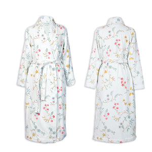 NNEDSZ Studio Les Fleurs Cotton Bath Robe White M