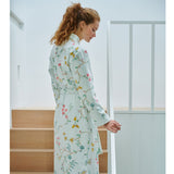 NNEDSZ Studio Les Fleurs Cotton Bath Robe White M