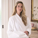 NNEDSZ Studio Mosaic de White Cotton Bathrobe XX-Large