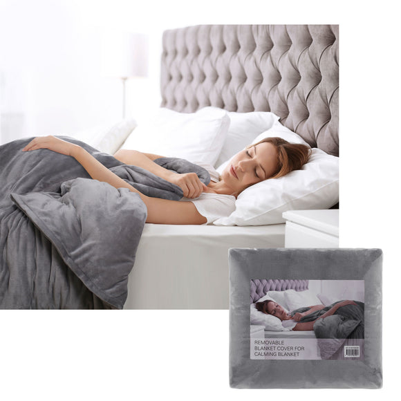 NNEDSZ Accessorize Grey Removable Blanket Cover Single