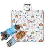NNEDSZ Dream Big Colour Me In Picnic Blanket 125 x 125 cm