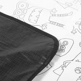 NNEDSZ Monster Squad Colour Me In Picnic Blanket 125 x 125 cm